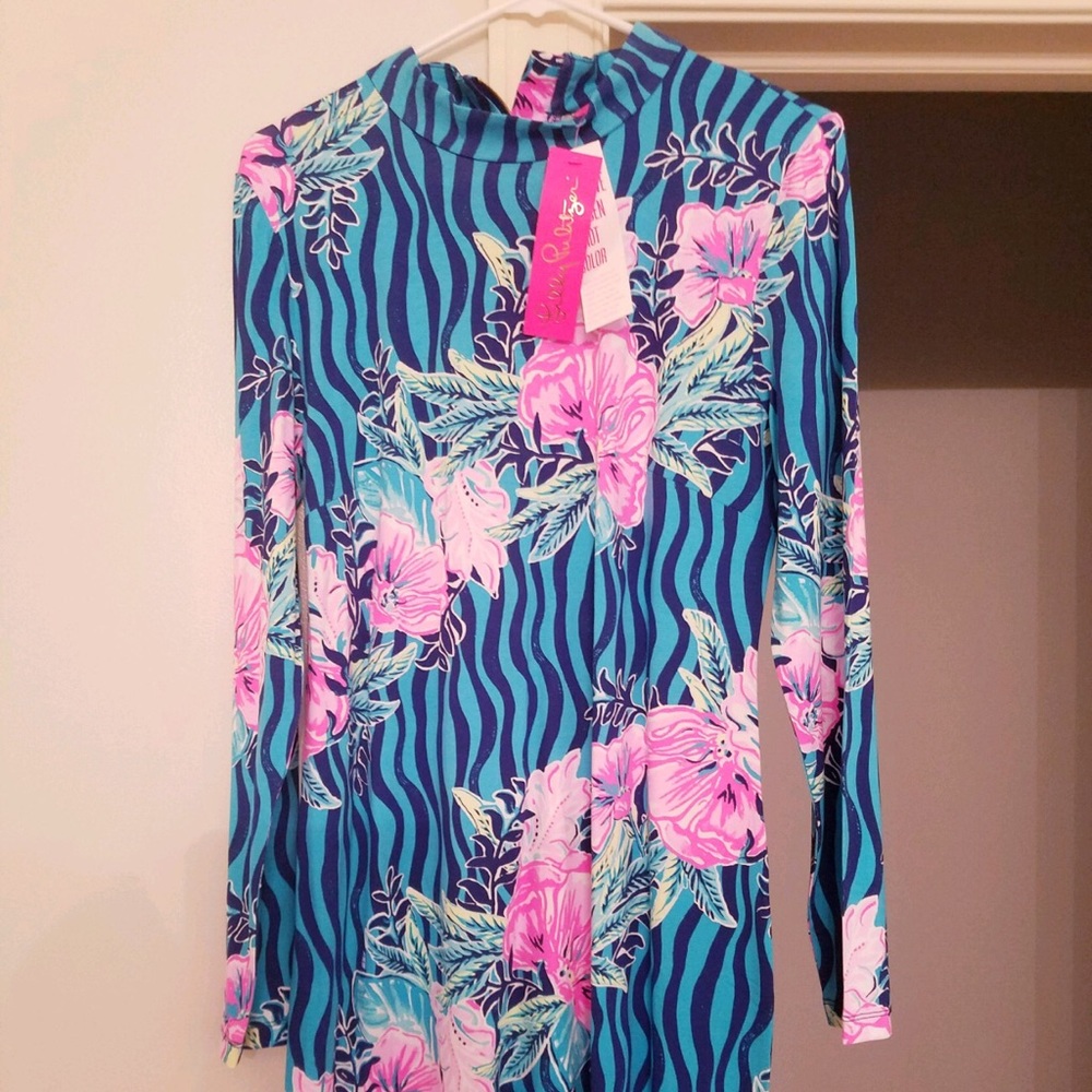 NWT Lilly Pulitzer Nikia dress Beach Club Blooms